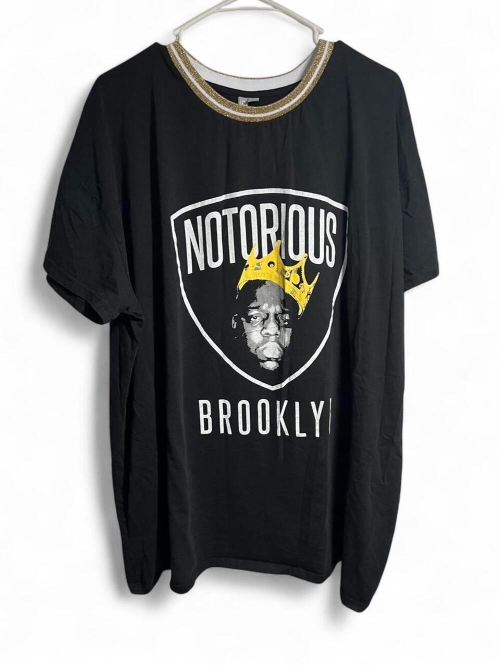 ASOS Notorious B.I.G. Brooklyn black t-shirt Size US 20